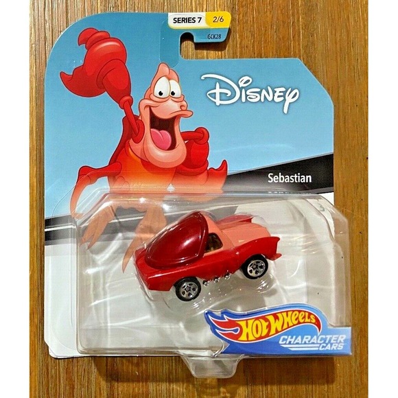 Other - SEBASTIAN The Little Mermaid‎ HOT WHEELS 2018 Disney Character Car